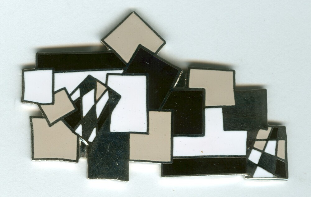 broche "MONOCROMA 2"